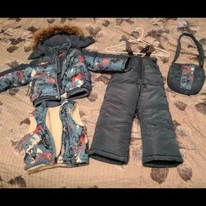Baby winter warm snowsuit